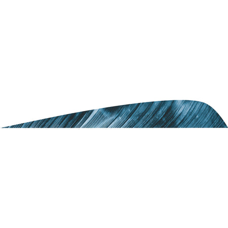 Gateway 4 in. Parabolic Tre Blue RW Arrow Feathers 50 pk.