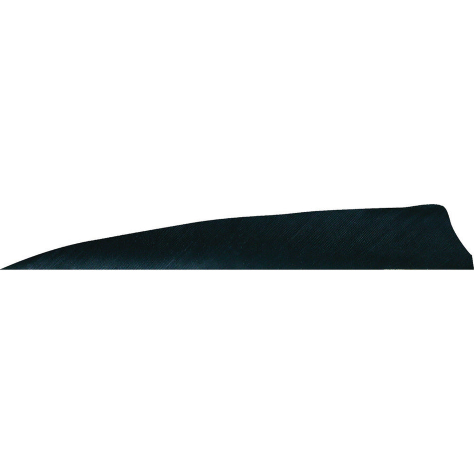Gateway 4 in. Shield Cut Black RW Arrow Feathers 50 pk.