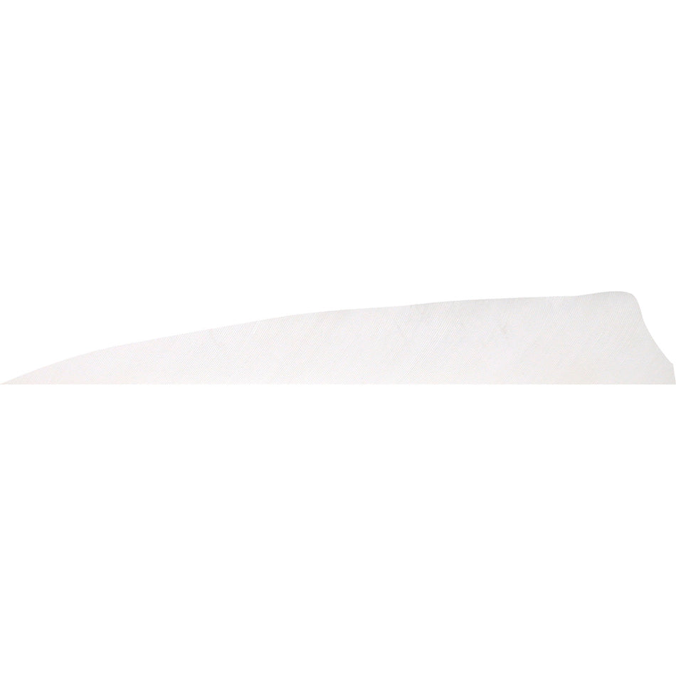 Gateway Shield Cut Flo White Arrow Fletching Feathers 4 in. Right Wing 50 pk.