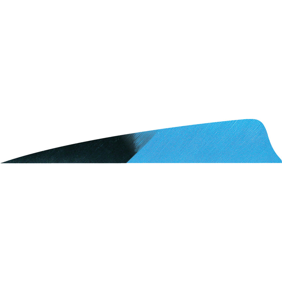 Gateway Shield Cut Kuru Blue Arrow Fletching Feathers 4 in. Right Wing 50 pk.