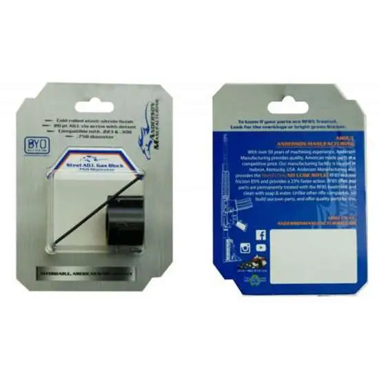 Anderson AR-10 .750 BBL Nitride Low Profile Gas Block Kit