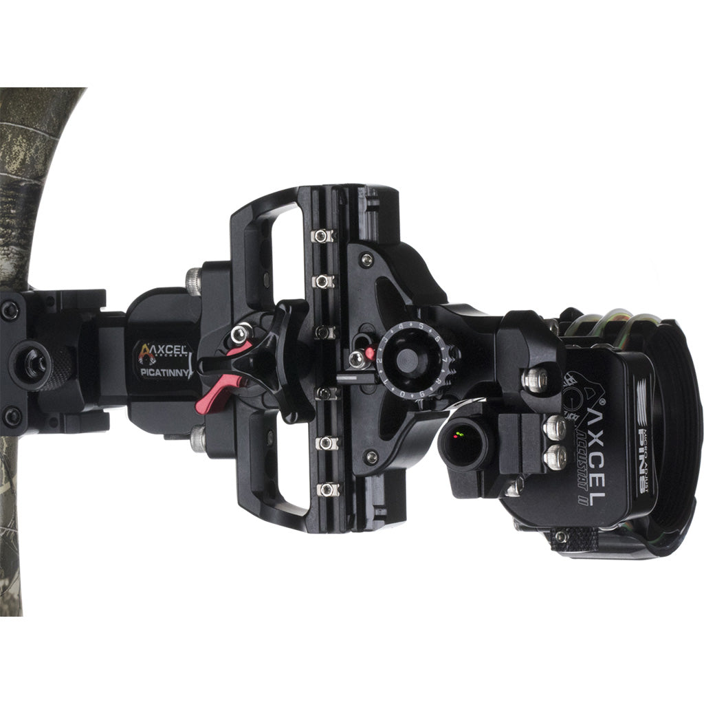 Axcel AccuTouch Picatinny Sight AccuStat II 5-Pin .010 Right/Left Hand Archery
