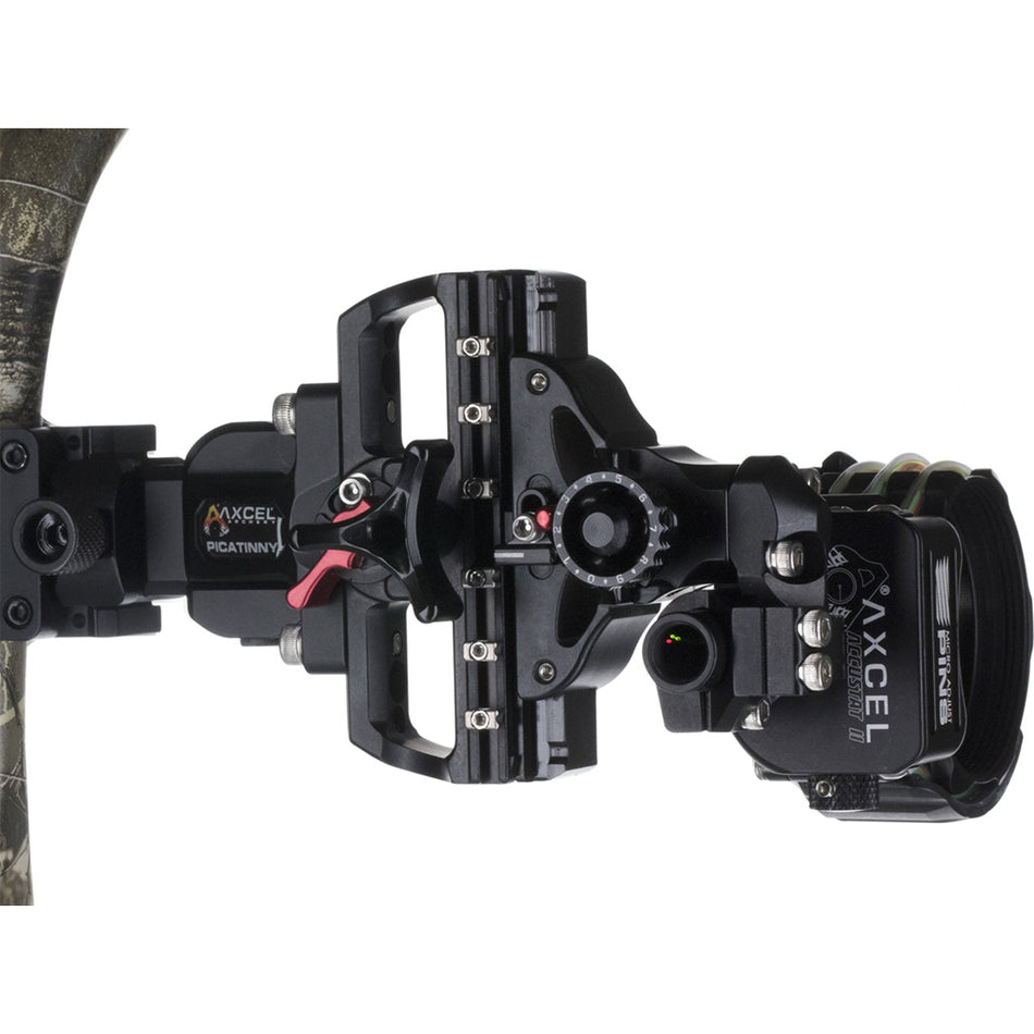 Axcel AccuTouch Picatinny Sight AccuStat II 5-Pin .010 Right/Left Hand Archery