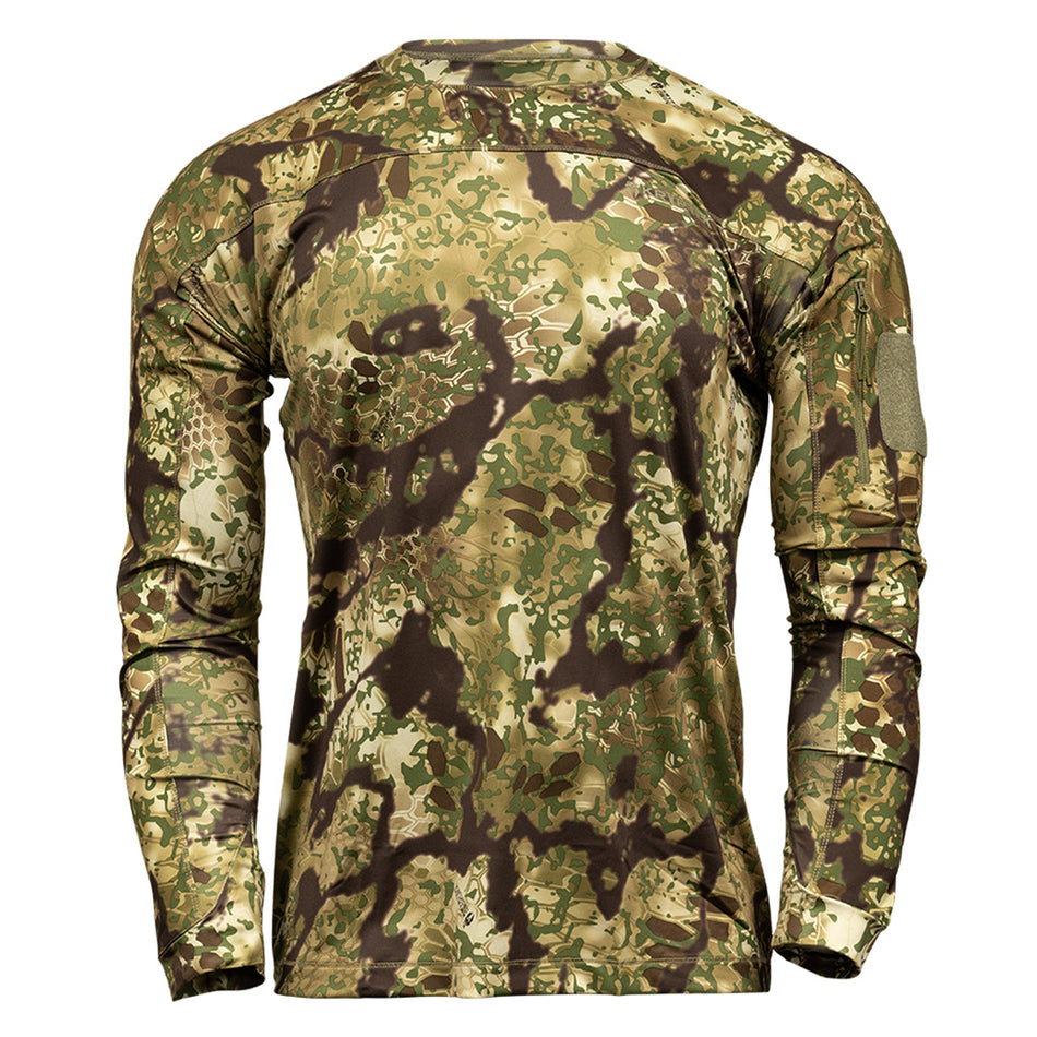 Kryptek Valhalla Long Sleeve Crew Obskura Transitional Camo Medium