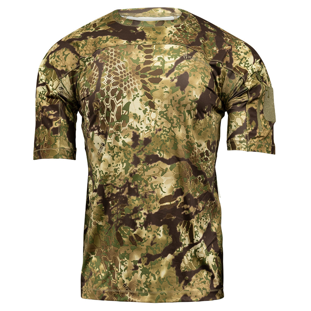 Kryptek Valhalla Short-Sleeve Crew Shirt in Obskura Transitional, X-Large