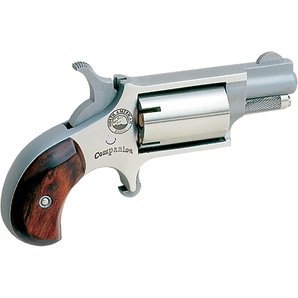 NAA 22LRCB Companion .22 Cal Black Powder Single Action Revolver Stainless 1.13 in. Barrel 5 Round