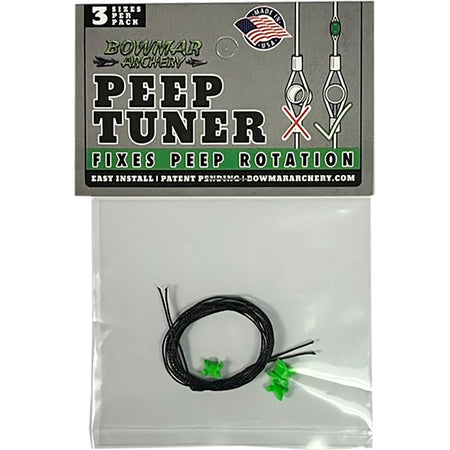Bowmar Green Peep Tuner for Bow Strings