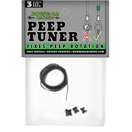 Bowmar Black Peep Tuner for Bow Strings