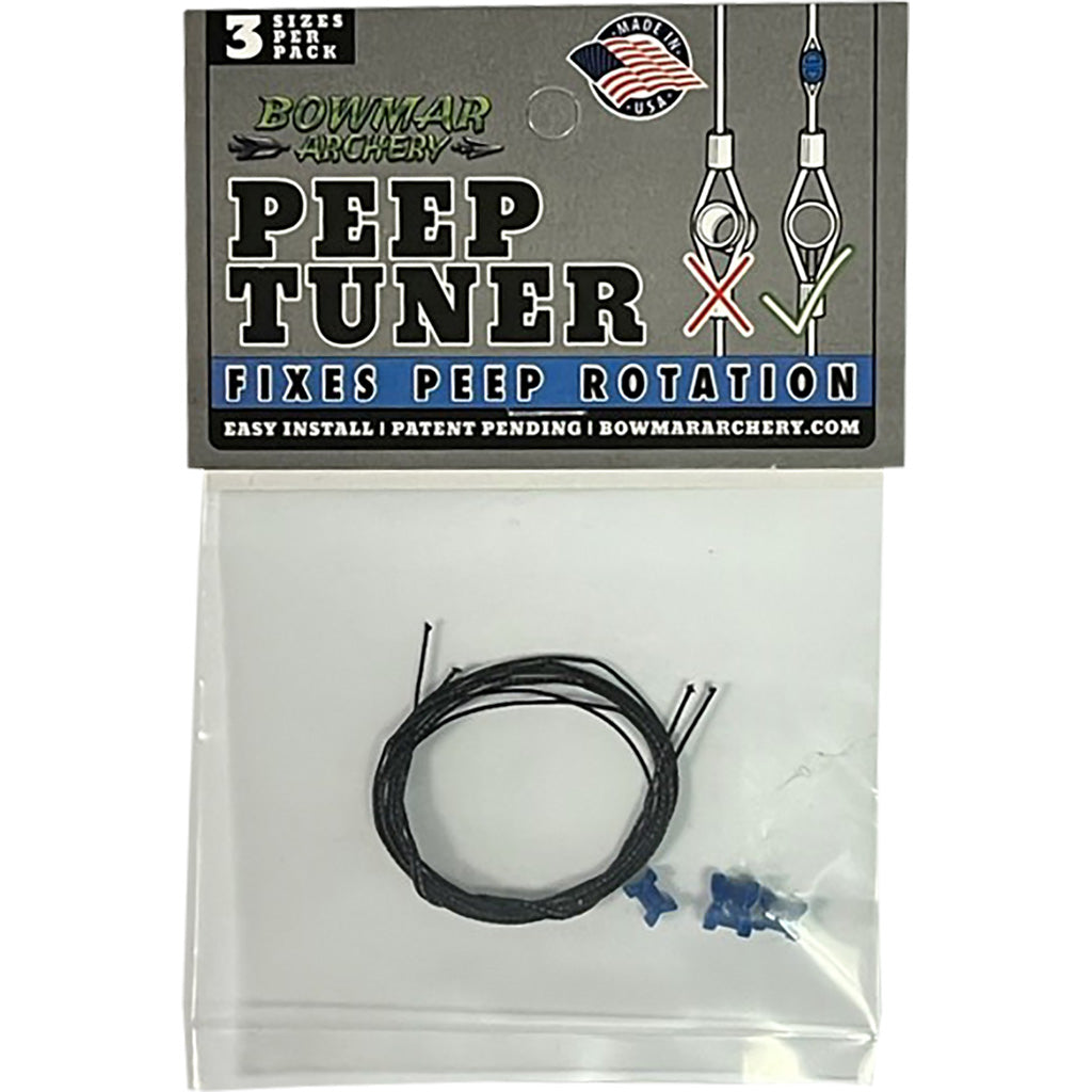 Bowmar Blue Peep Tuner for Bow Strings