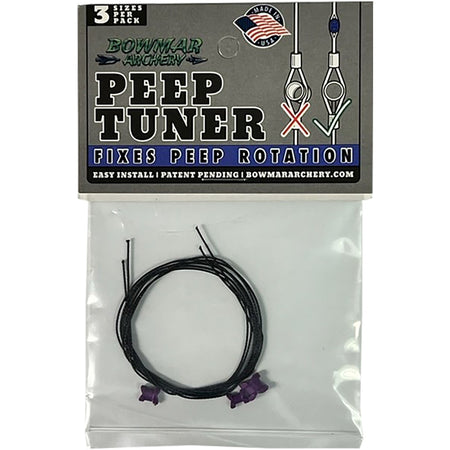 Bowmar Purple Peep Tuner for Bow Strings