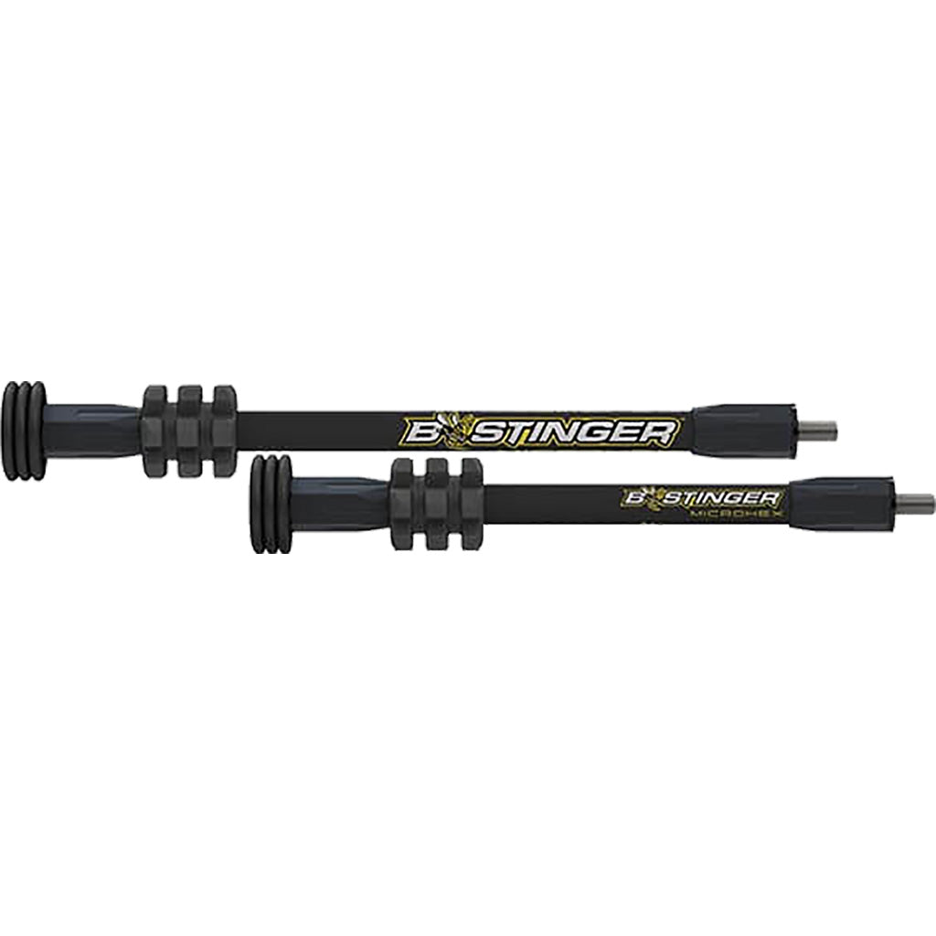 Bee Stinger MicroHex Bow Stabilizer Kit Matte Black 10"/8"