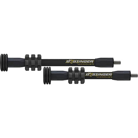 Bee Stinger MicroHex Bow Stabilizer Kit Matte Black 8"/6"