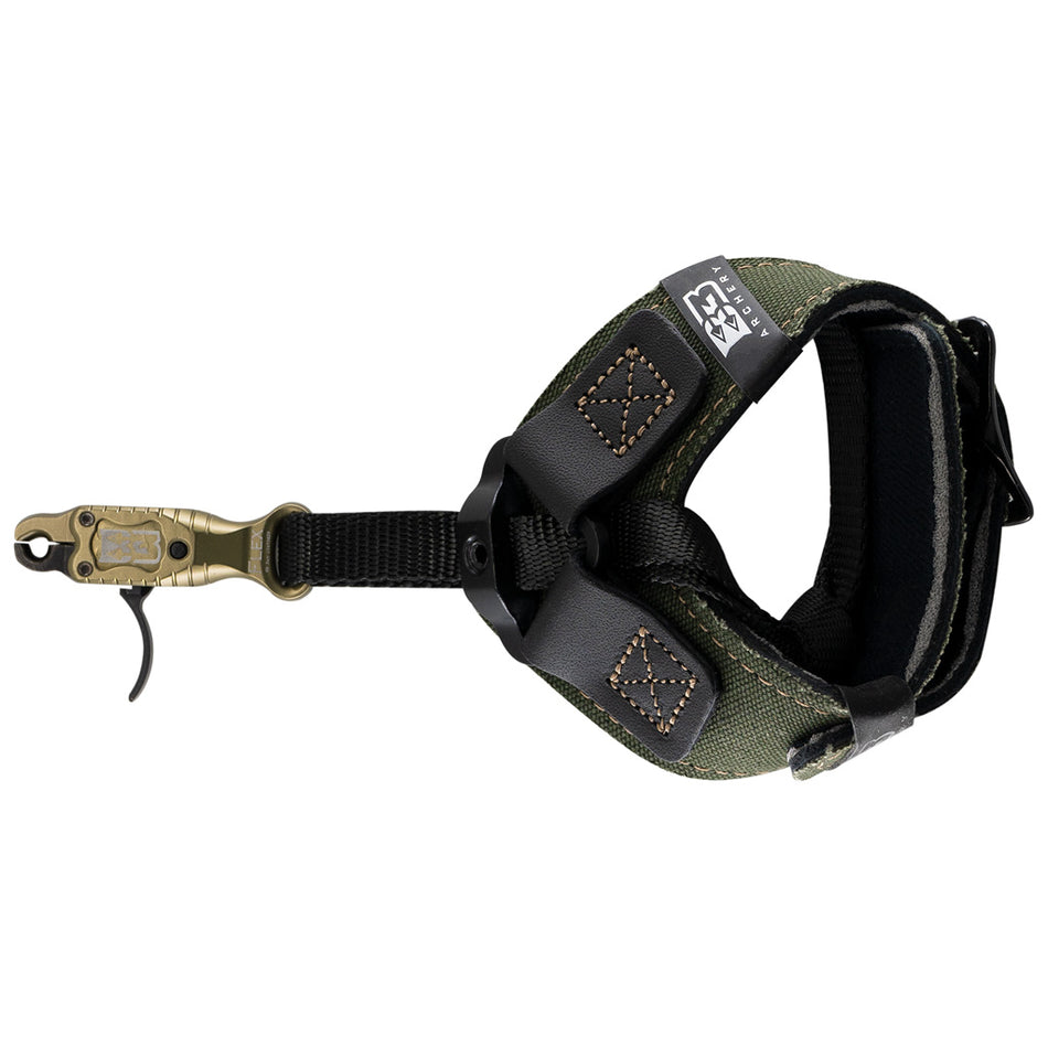 B3 Rook Bow Release Flex Connector Olive Drab Green