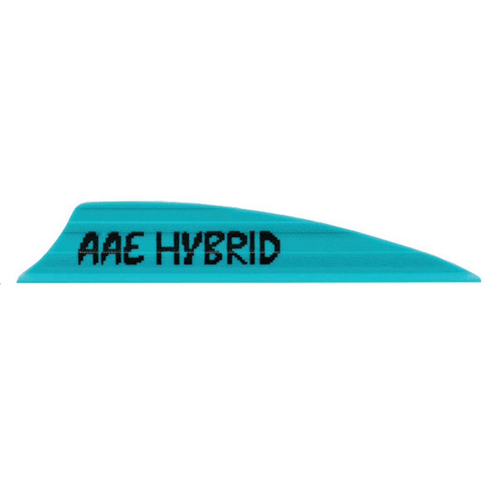 AAE Hybrid 1.85 Teal Vanes 1.85 in. 100 pk.