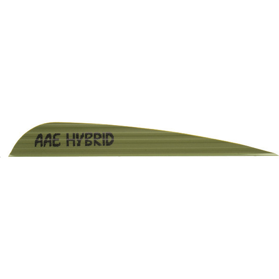 AAE Hybrid 40 OD Green Vanes 3.8 in. 100 pk.