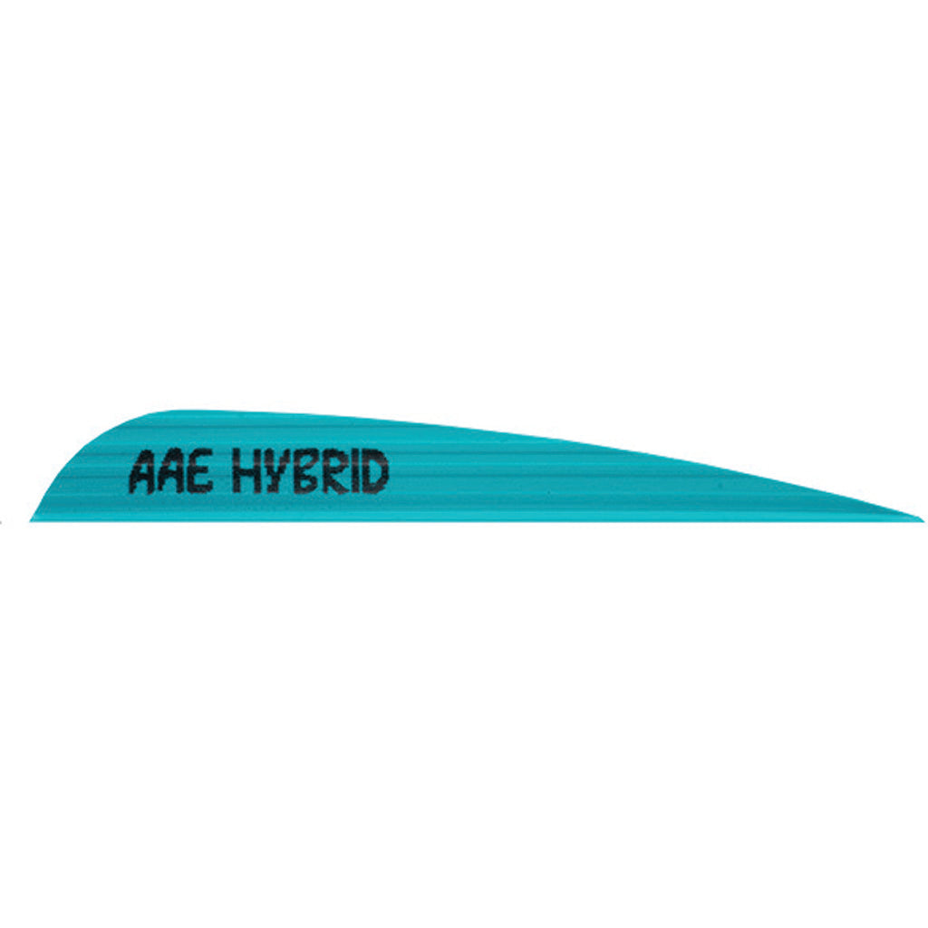 AAE Hybrid 40 Teal Vanes 3.8 in. 100 pk.