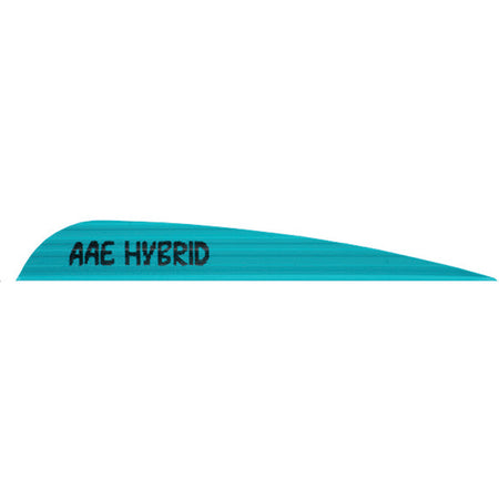 AAE Hybrid 40 Teal Vanes 3.8 in. 100 pk.