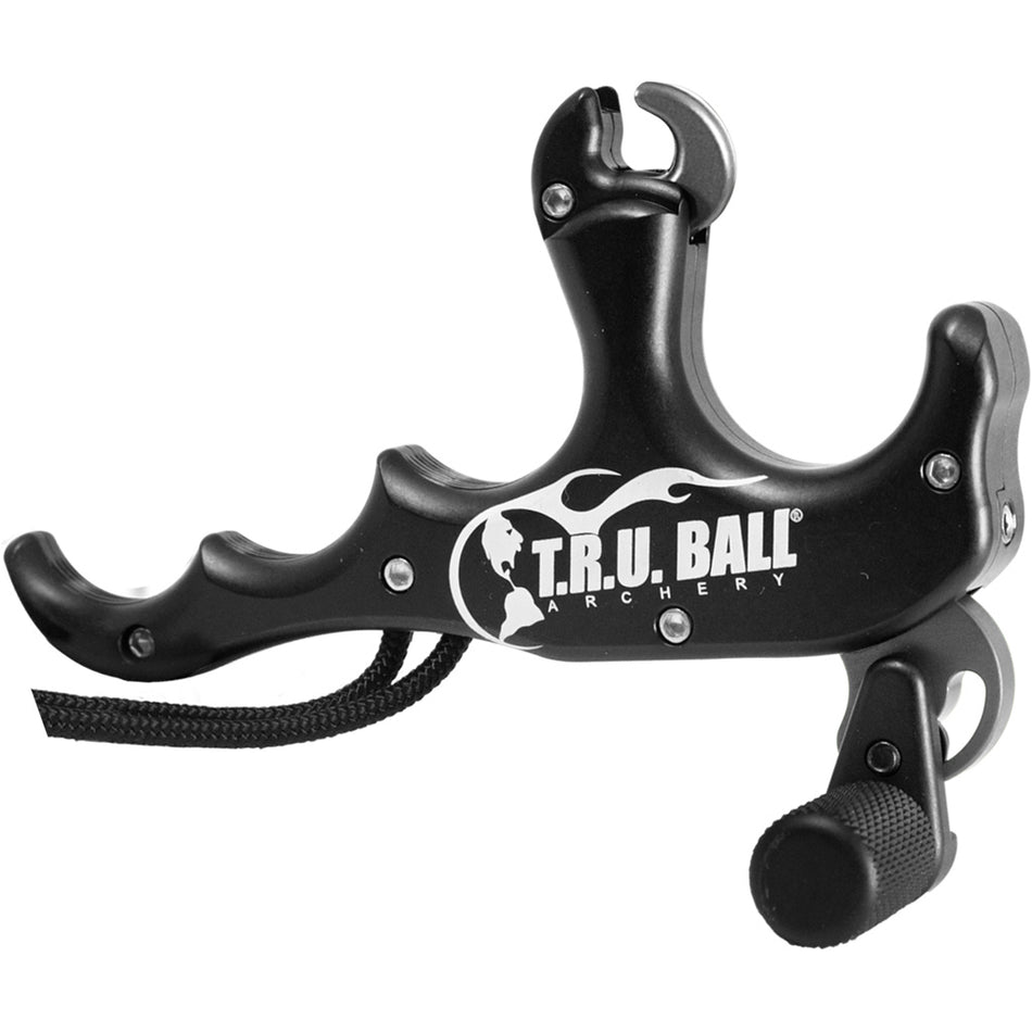 Tru Ball Stalk'R 4 Finger Thumb Release Black with Built-In Lanyard