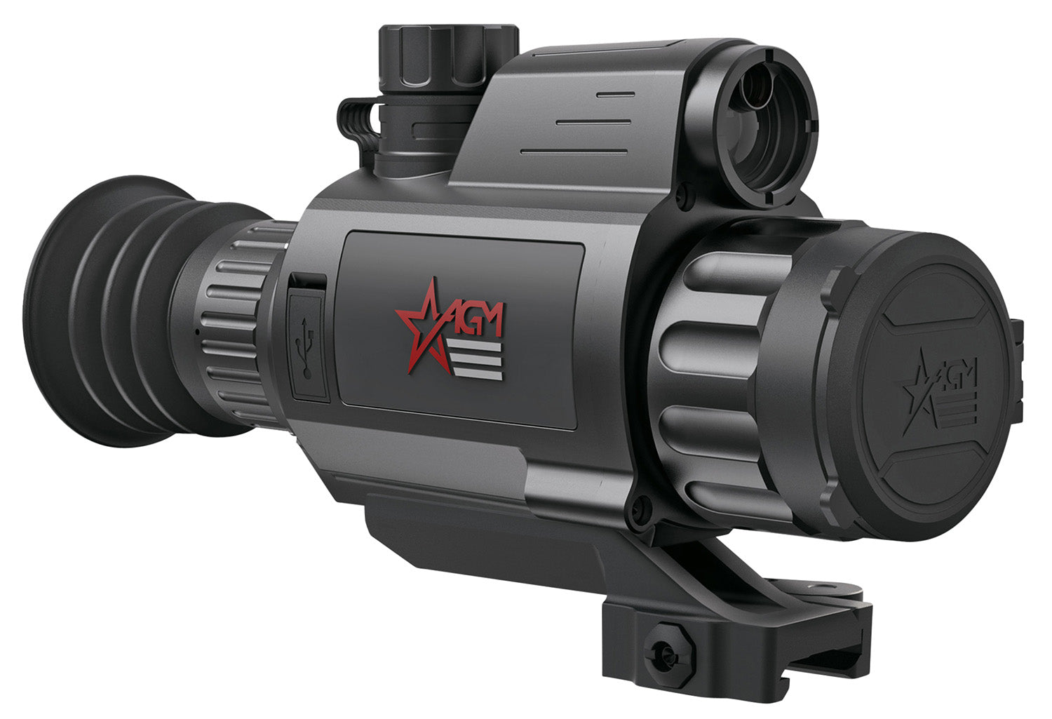 AGM Varmint LRF TS50-384 Thermal Imaging Scope 4-32x 50mm 384x288 50Hz Handheld or Mountable with Rangefinder Black