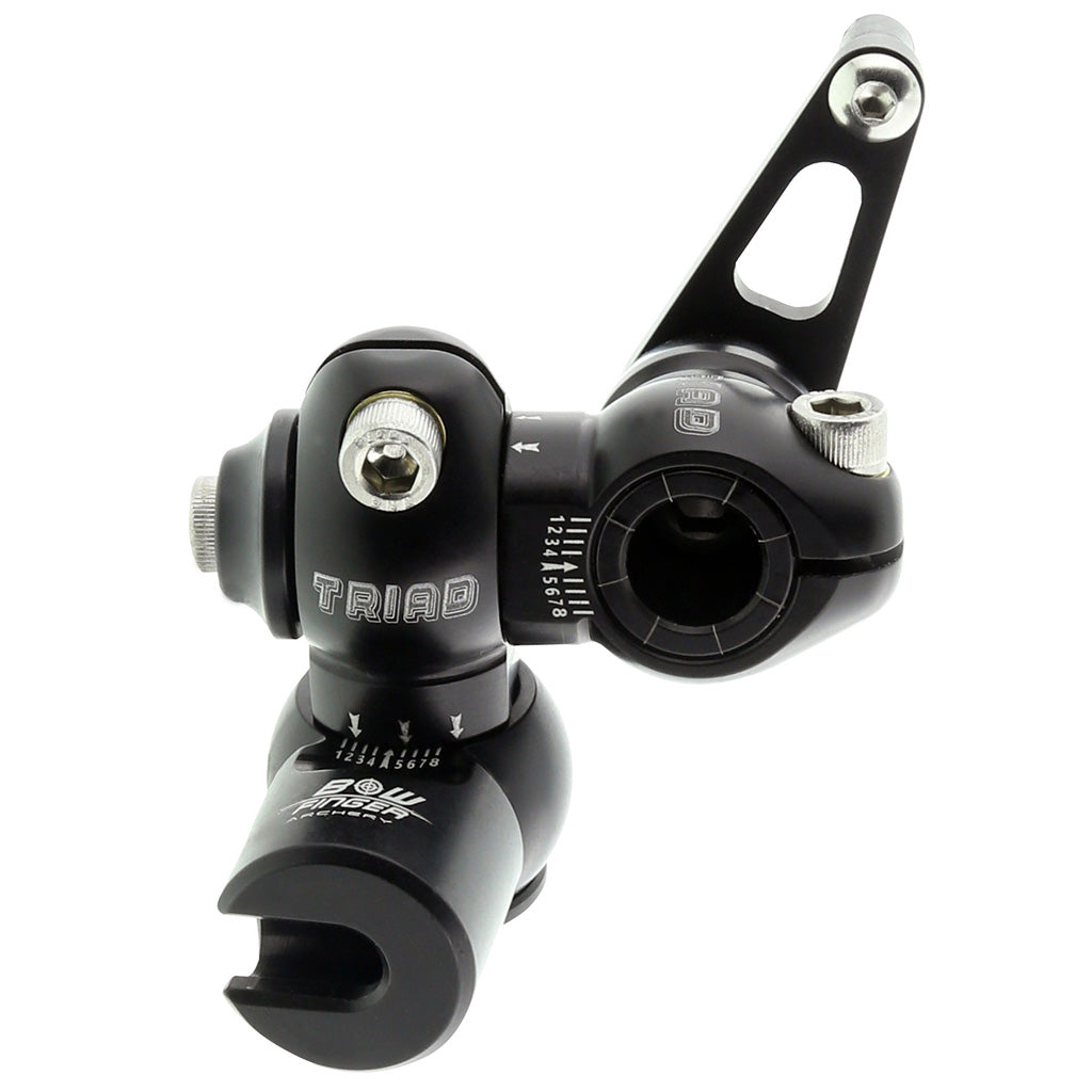 Bowfinger Ultimate Triad Mount 3 Axis Adjustment with Laser Etched Marks