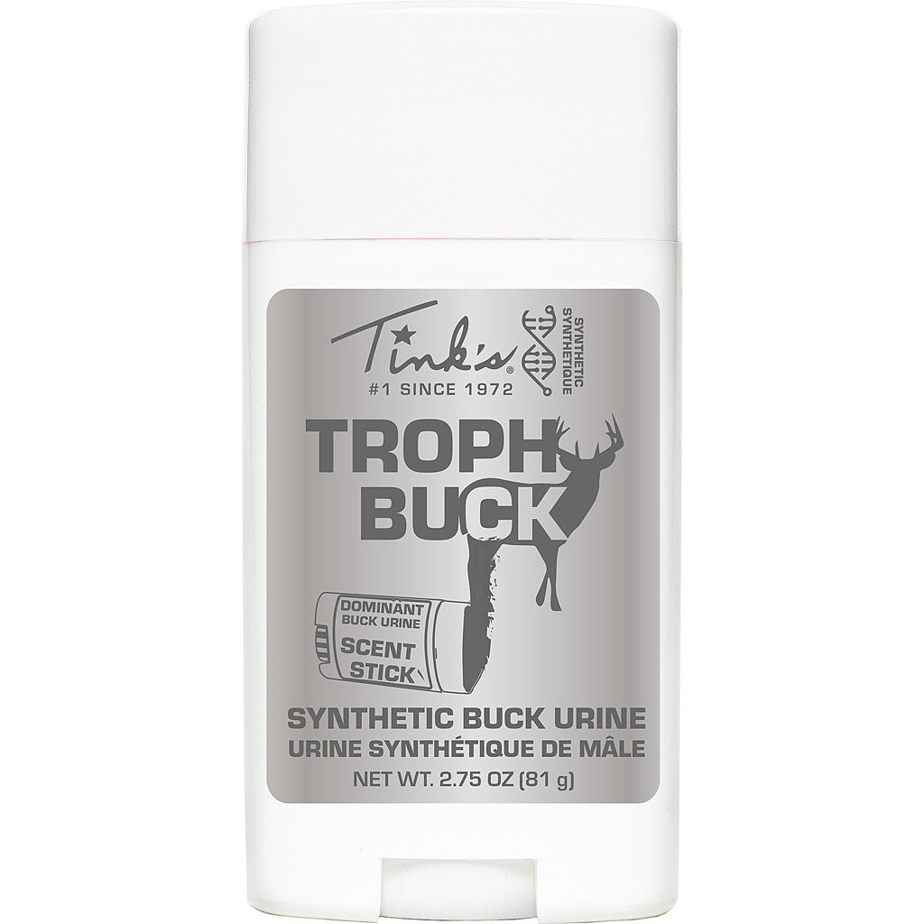 Tinks Trophy Buck Scent Stick Synthetic 2.75oz - Mess-Free, Long-Lasting