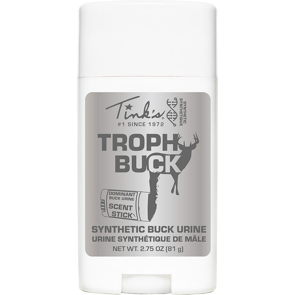Tinks Trophy Buck Scent Stick Synthetic 2.75oz - Mess-Free, Long-Lasting