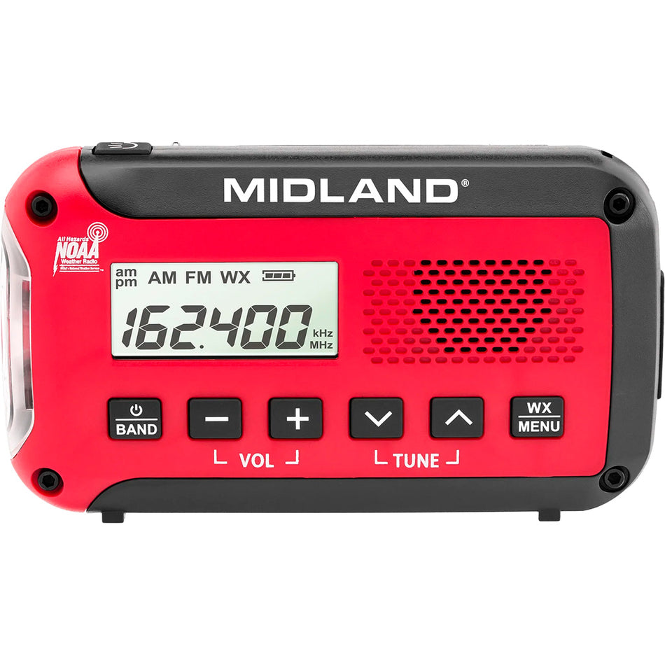Midland Emergency Weather Alert Radio with LED Flashlight AM/FM