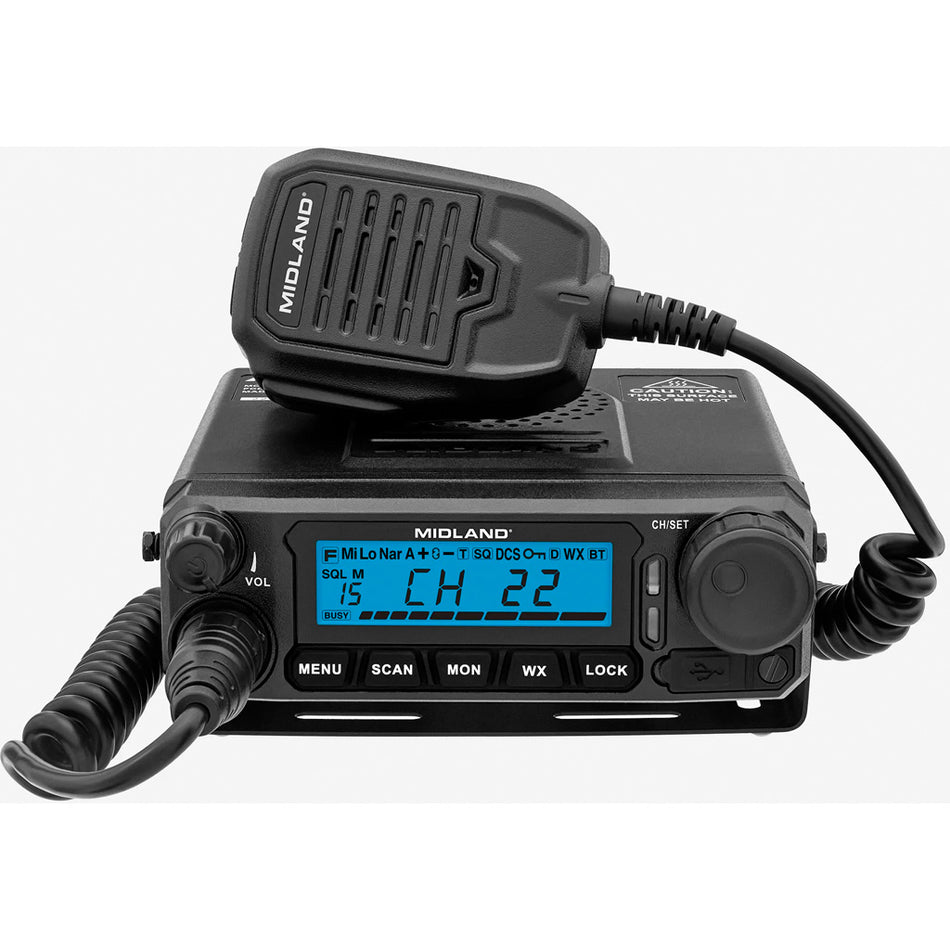 Midland 50 Watt GMRS Mobile Radio MXT500 IP66 Waterproof