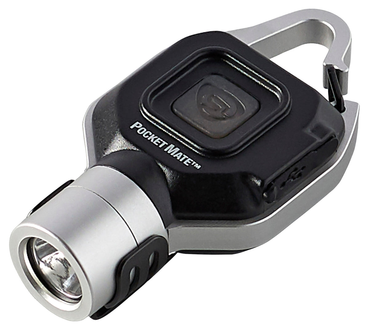 Streamlight 73300 Pocket Mate USB Silver Compact 325 Lumen Rechargeable Personal Flashlight