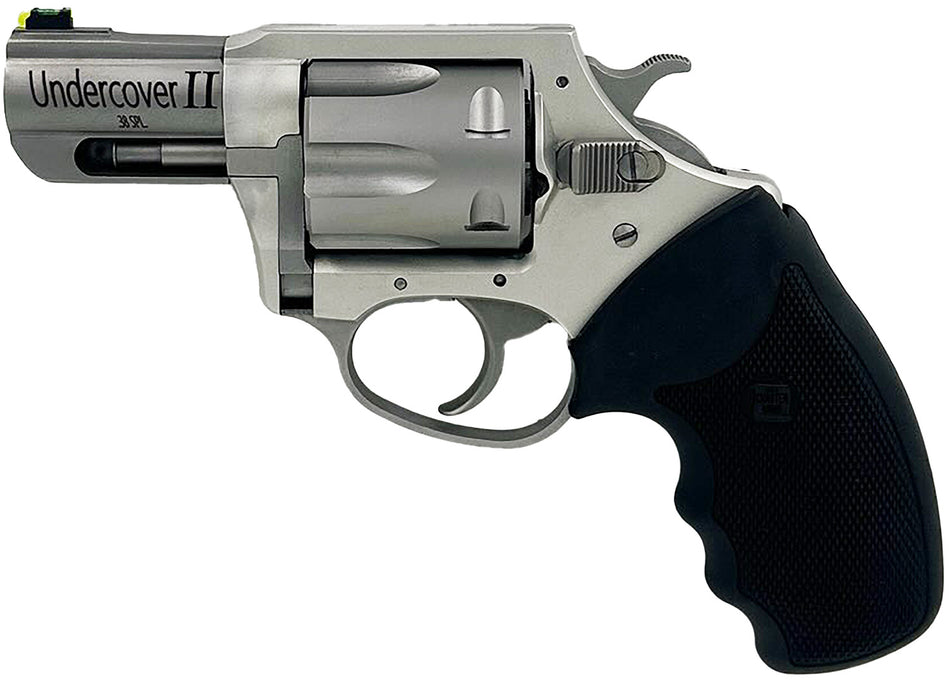 Charter Arms Undercover II Large-Frame .38 Special Revolver, 6-Shot, 2.2" Stainless Barrel & Cylinder, Aluminum Frame