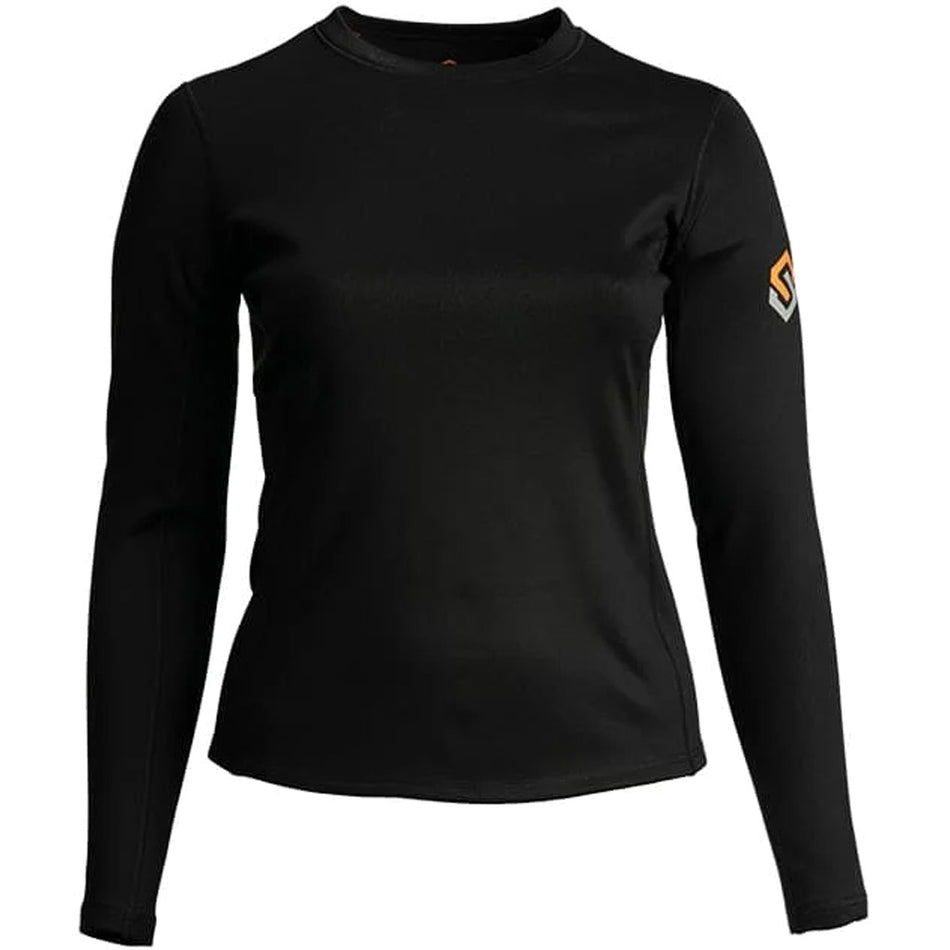 ScentLok Women's ClimaFleece BaseSlayer Base Layer Top Black Large