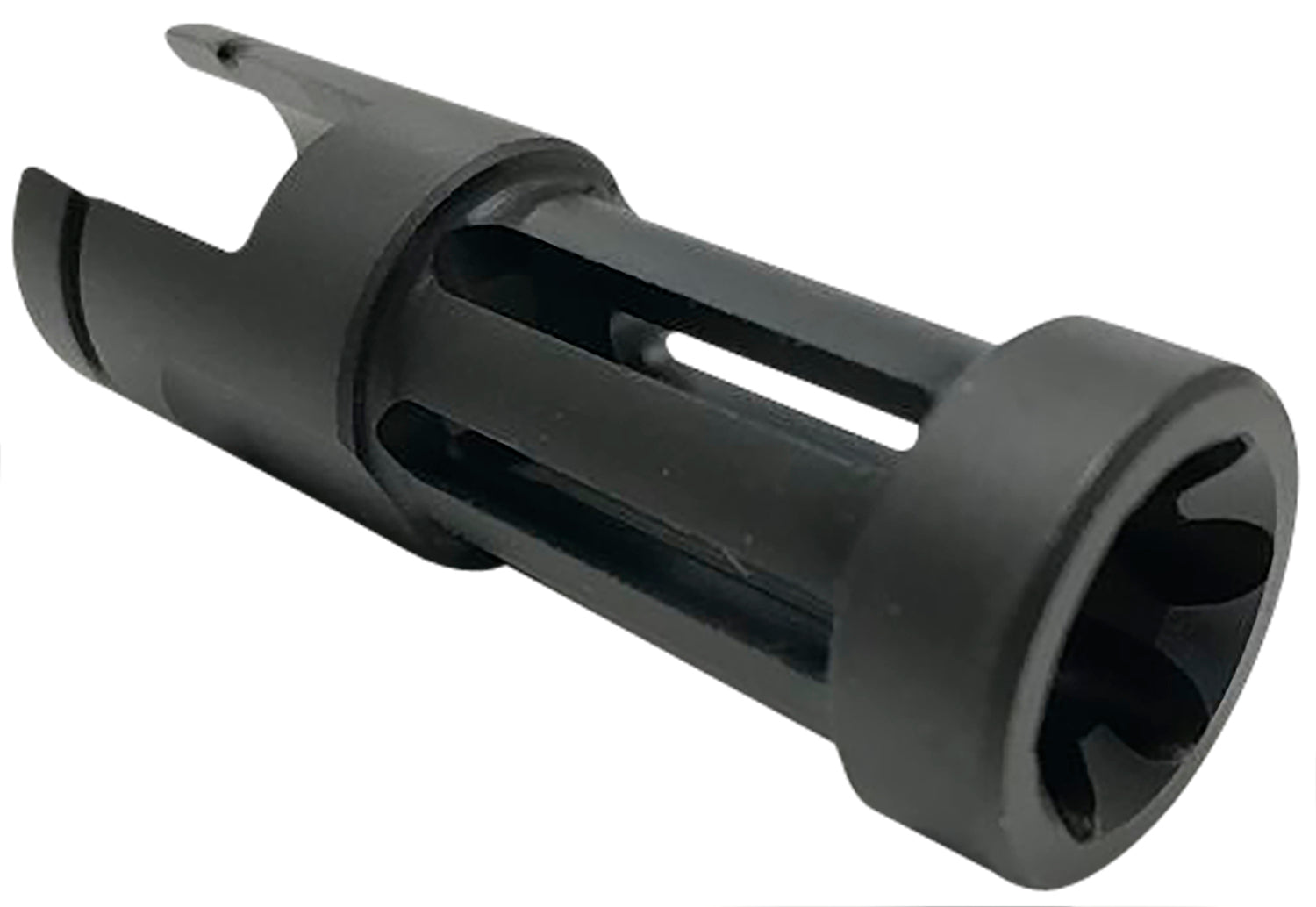 Samson 040606203 Ruger 10/22 Flash Hider Black Oxide Stainless Steel 2.50" OAL No Gunsmithing Required