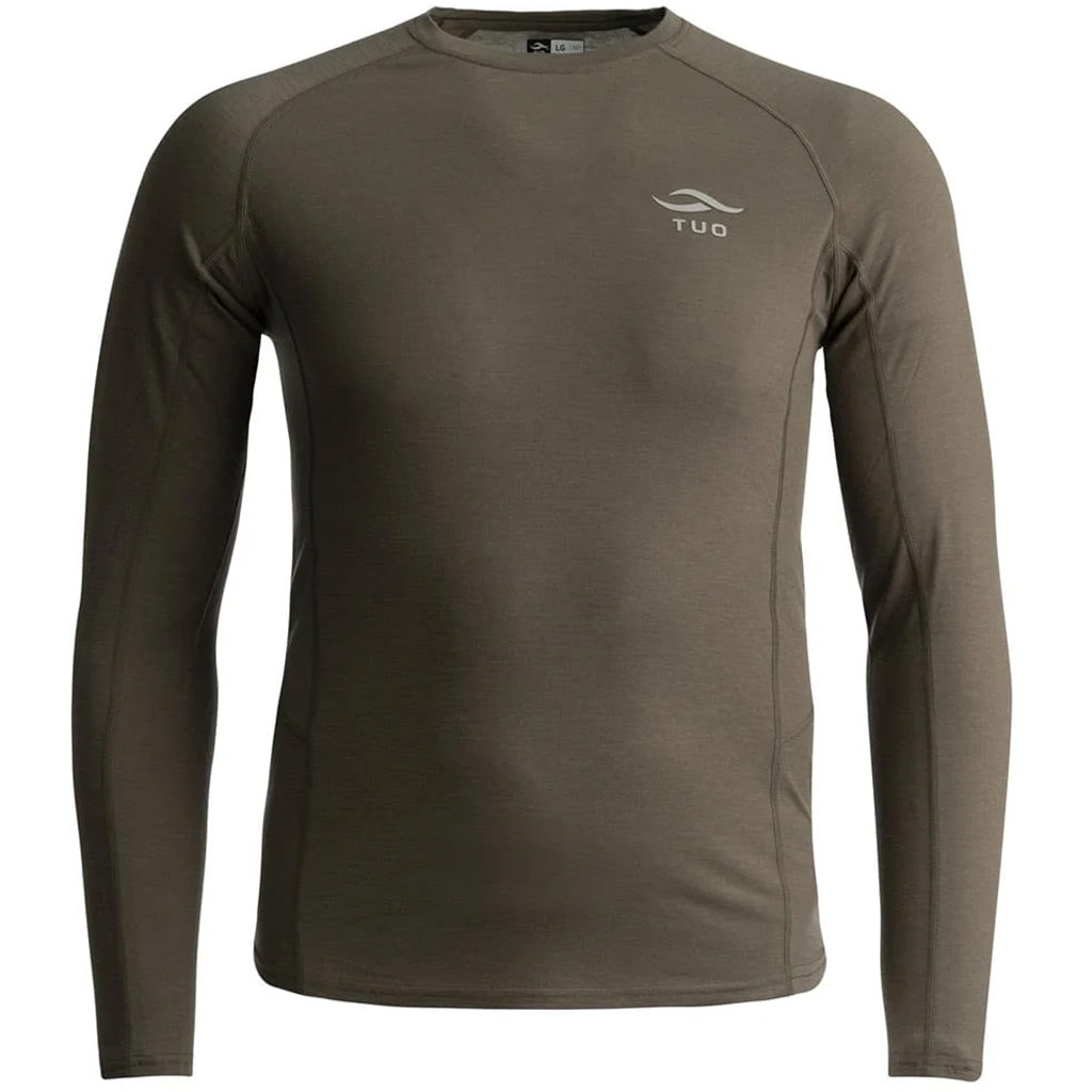 TUO Kinetic Merino 150 LS Crew Base Layer Shirt Deadfall 3XL