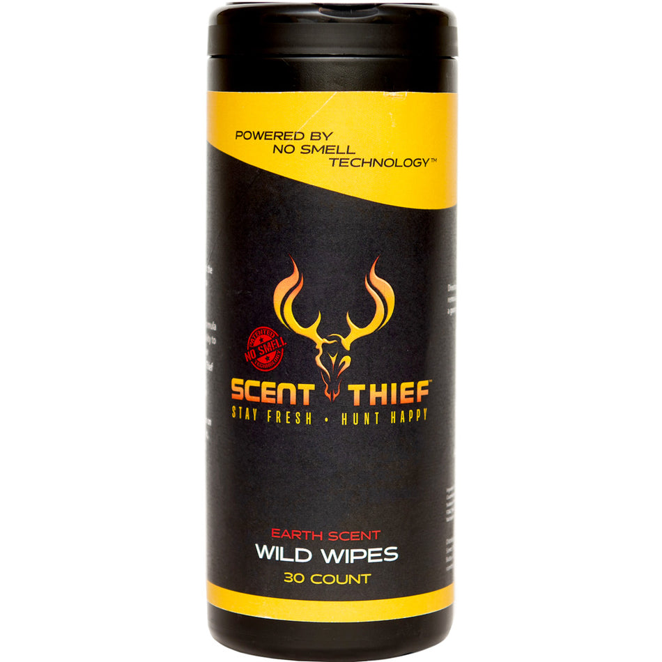 Scent Thief Wild Wipes Odor-Eliminating Field Wipes 30 Count