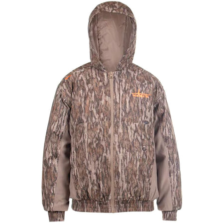 Habit Cedar Branch Insulated Waterproof Bomber for Men, X-Large - Mossy Oak New Bottomland