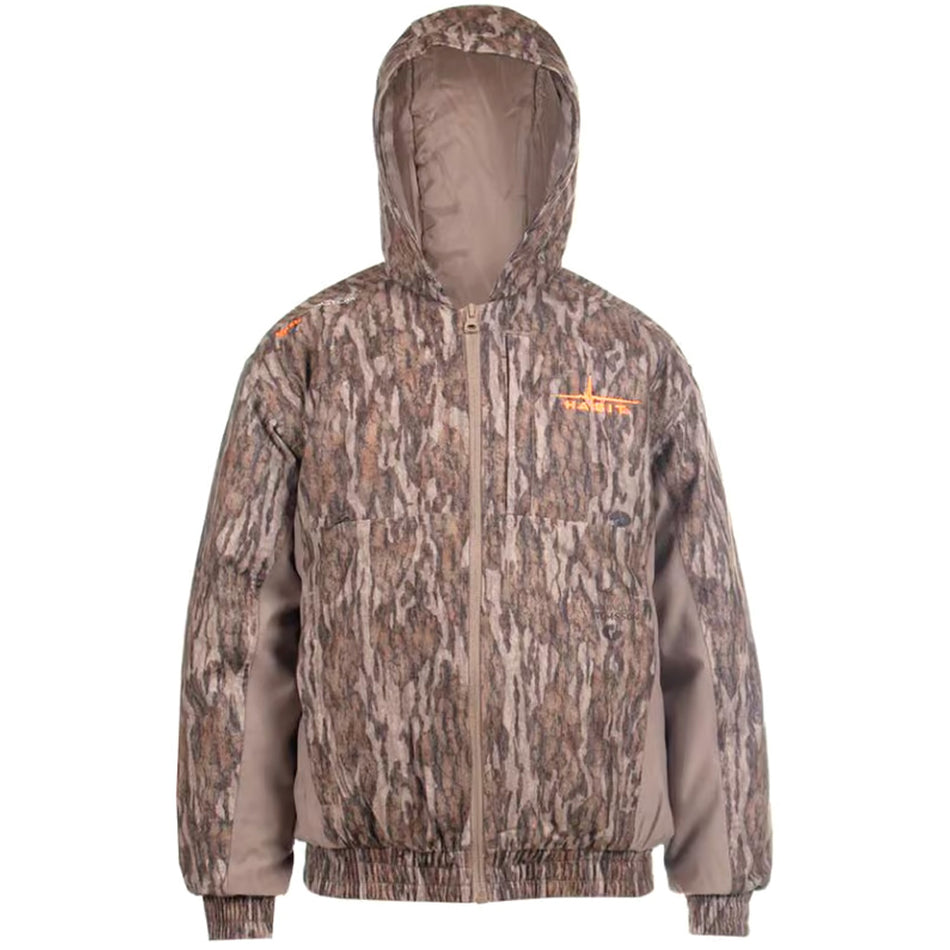 Habit Cedar Branch Insulated Waterproof Bomber for Men, 3X-Large - Mossy Oak New Bottomland