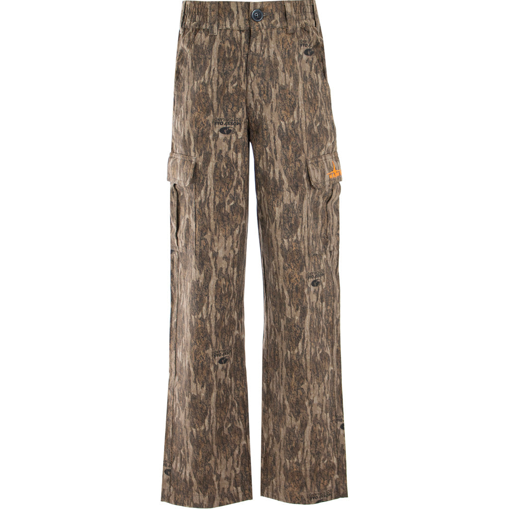 Habit Youth Bear Cave 6-Pocket Camouflage Pant YM - Mossy Oak New Bottomland