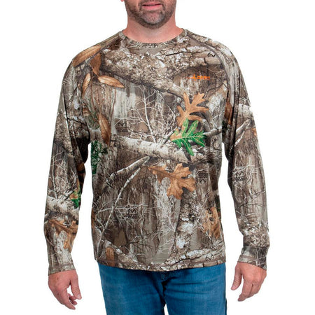 Habit Siesta Cape Men's Long Sleeve Perf Tee M Realtree Edge