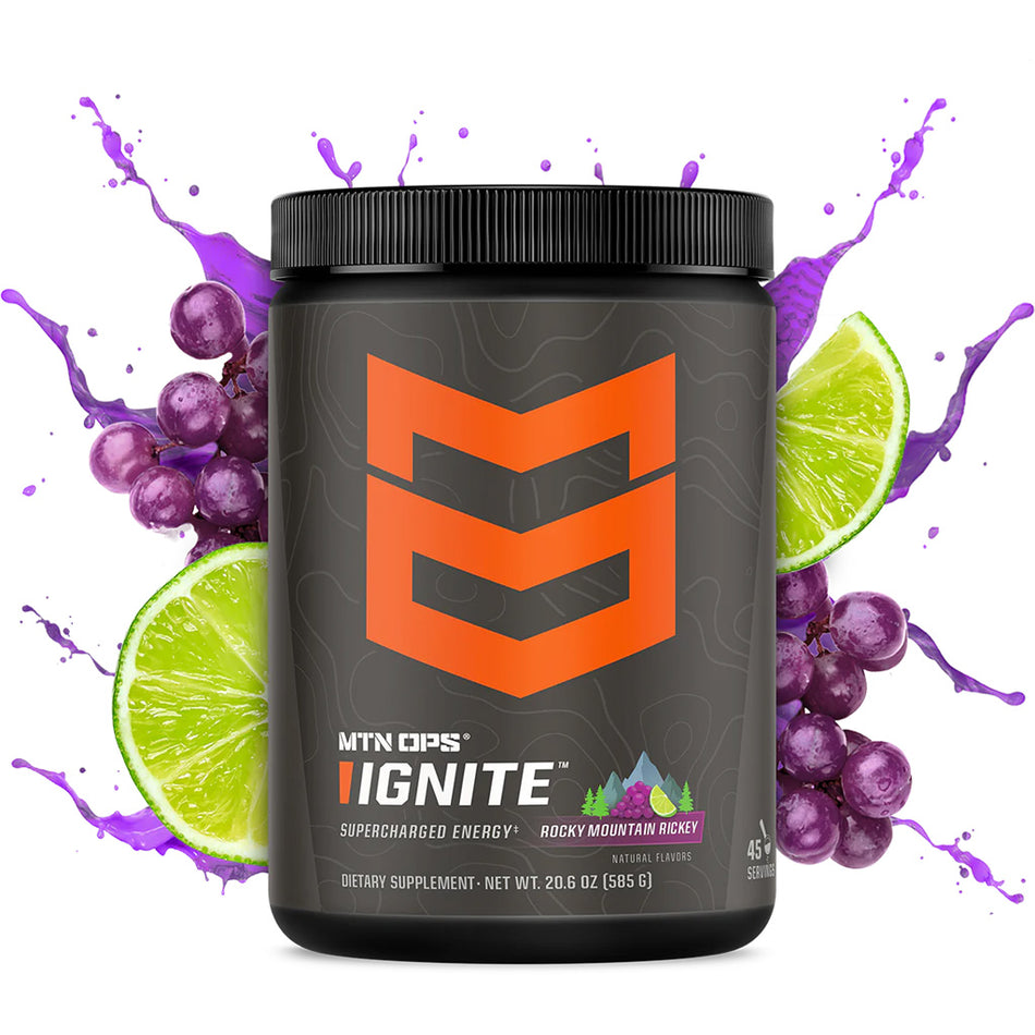 MTN Ops Ignite Rocky Mountain Rickey Flavor 21oz 45-Scoop Tub