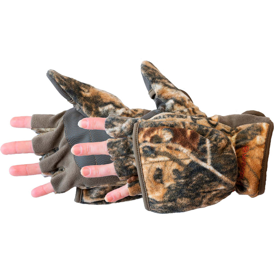 Manzella Women's Bowhunter Convertible Glove RXE Camo Pattern Large