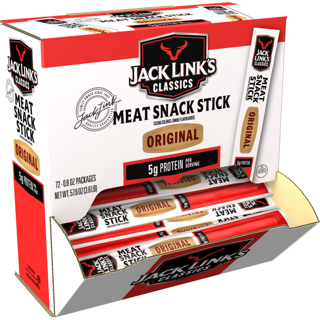 Jack Links 72-Count Gravity Feed Meat Snack Stick Display 0.8oz Original