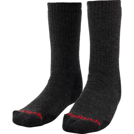 Badlands HW Merino Wool Crew Sock Black Medium