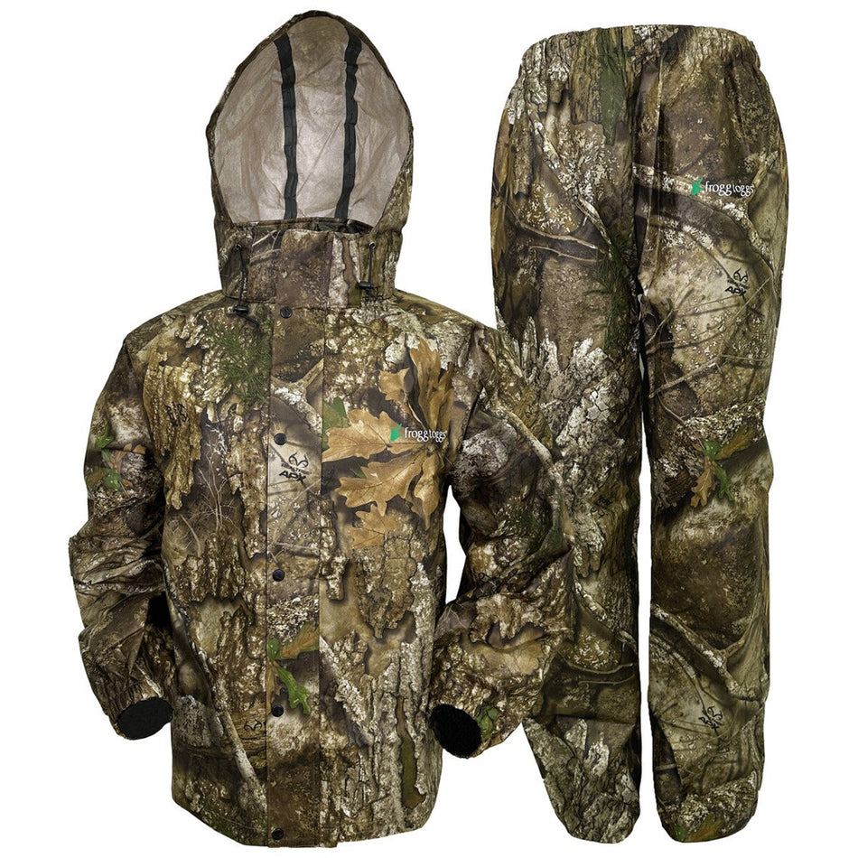 Frogg Toggs Classic All-Sport Rain Jacket and Pants Set Realtree APX MD