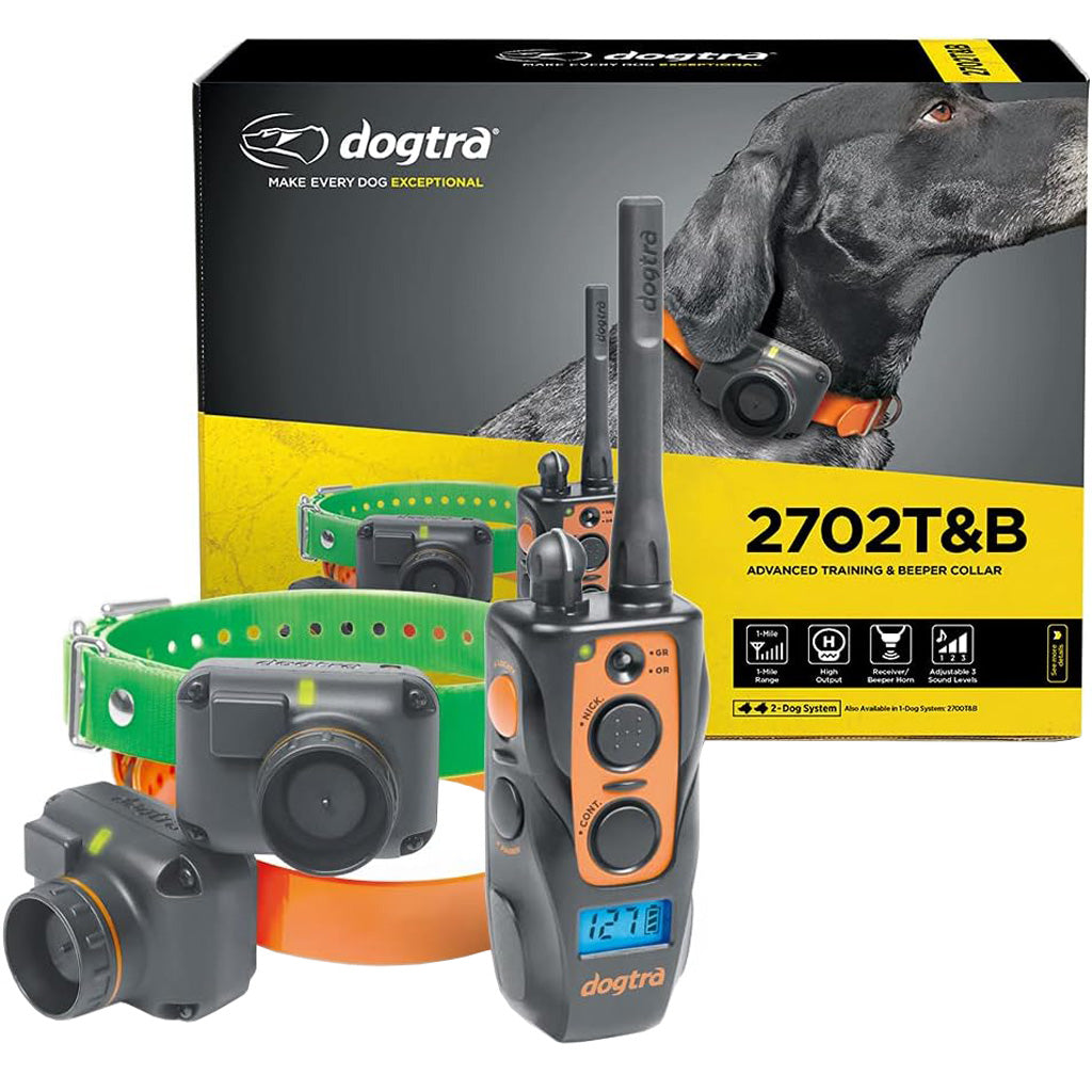 Dogtra 2702T&B 2-Dog Remote Training E-Collar with Beeper