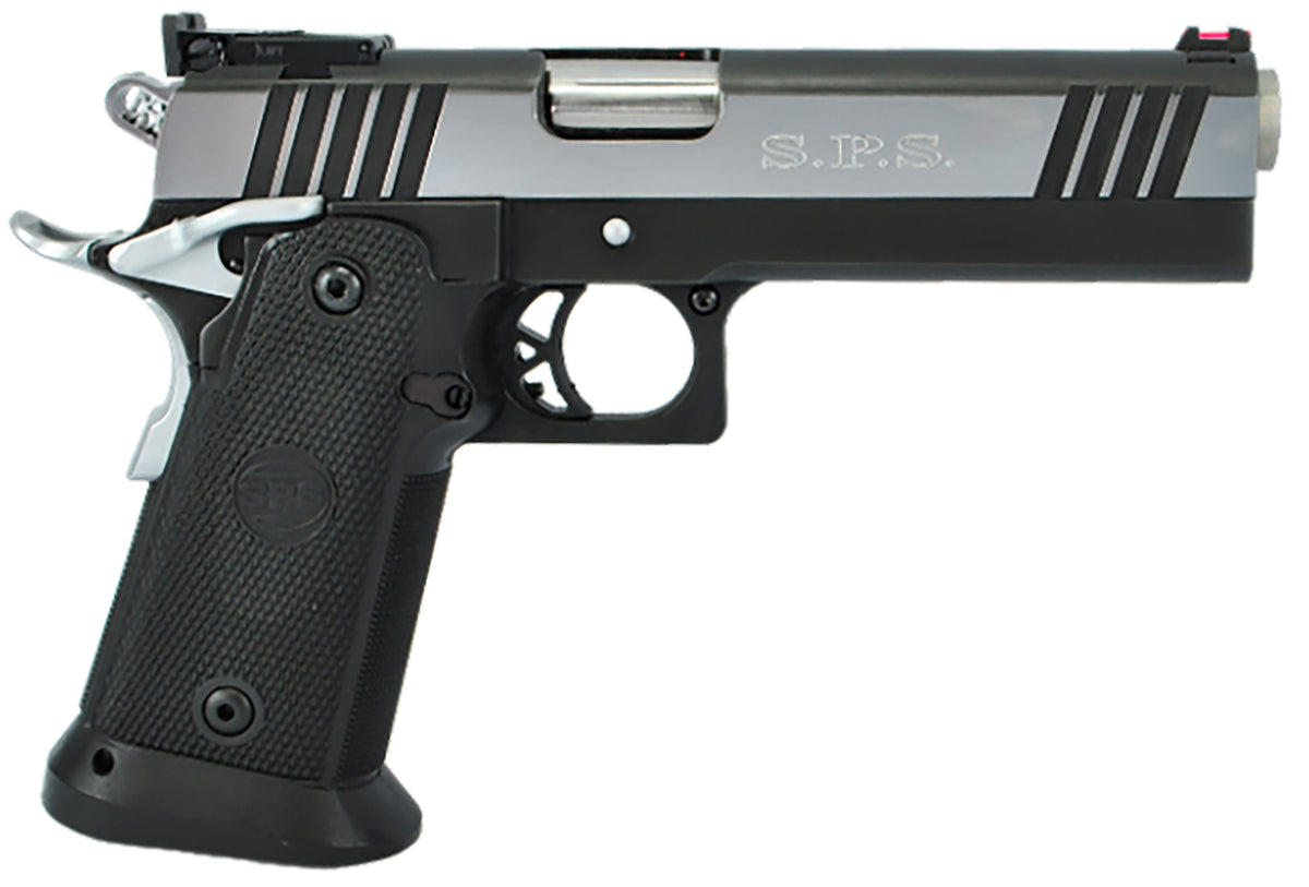 TriStar SPS Pantera 1911 9mm Luger 18+1 5" Stainless Barrel, Black Chrome Slide, Beavertail Frame, Polymer Grip - Right Hand