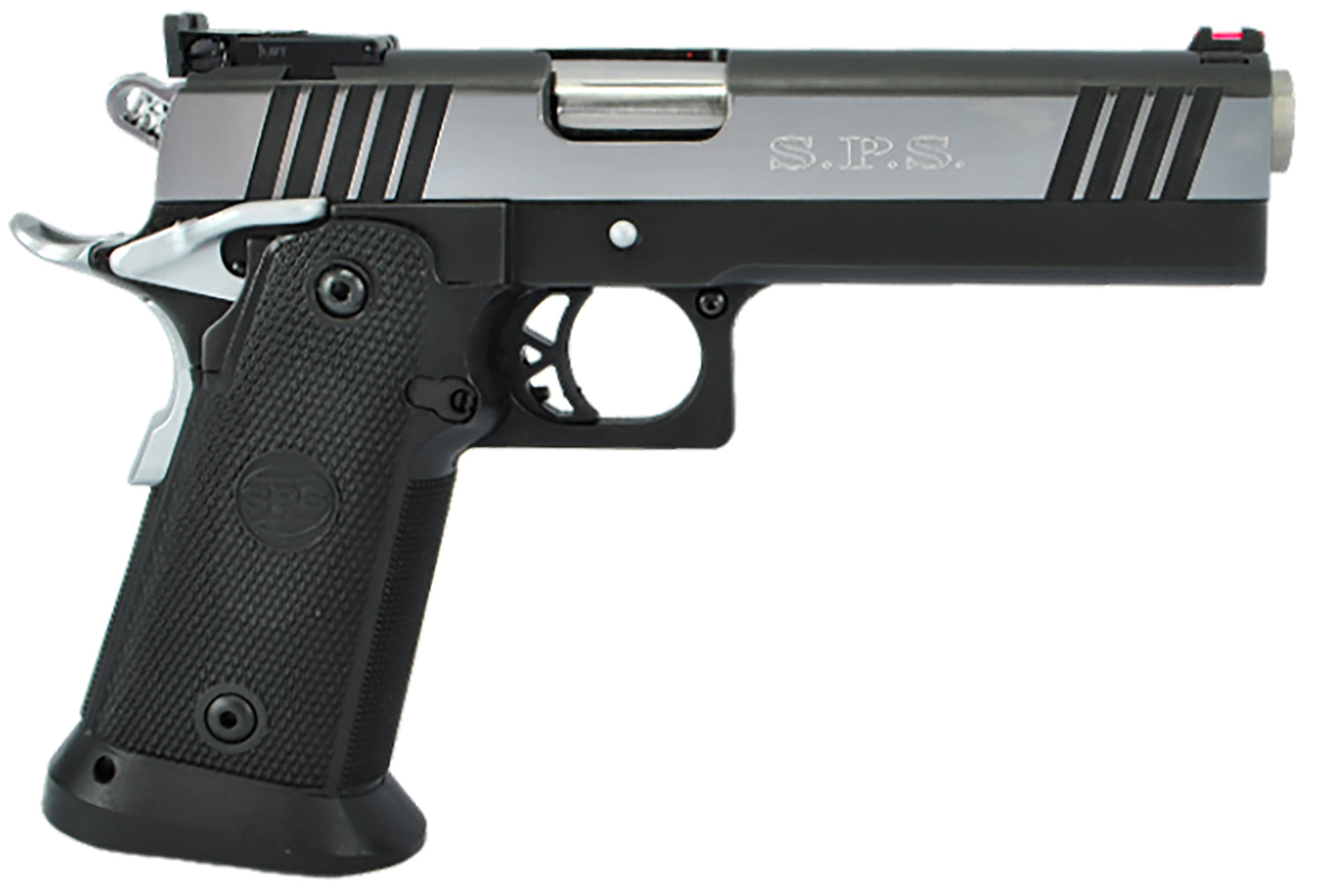 TriStar SPS Pantera 1911 9mm Luger 18+1 5" Stainless Barrel, Black Chrome Slide, Beavertail Frame, Polymer Grip - Right Hand