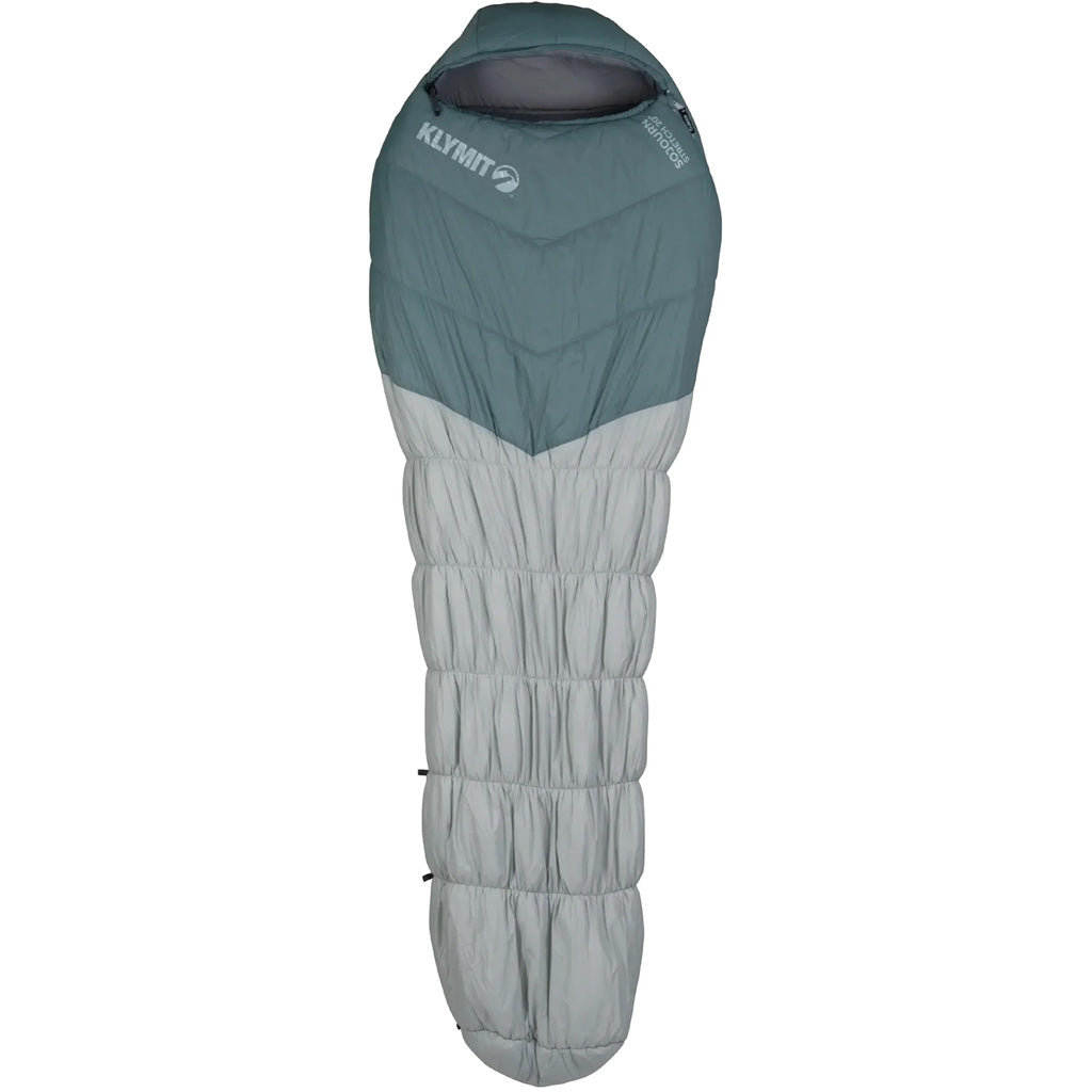 Klymit Sojourn Stretch 20 Mummy Sleeping Bag Gray/Blue