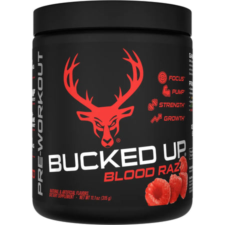 Bucked Up Blood Raz Pre-Workout Supplement 30 Servings