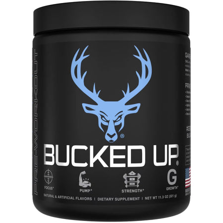 Bucked Up Blue Raz Pre-Workout Supplement 30 Servings