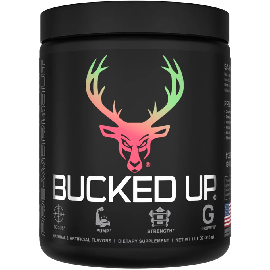 Bucked Up Strawberry Kiwi Pre-Workout Supplement 30 Servings